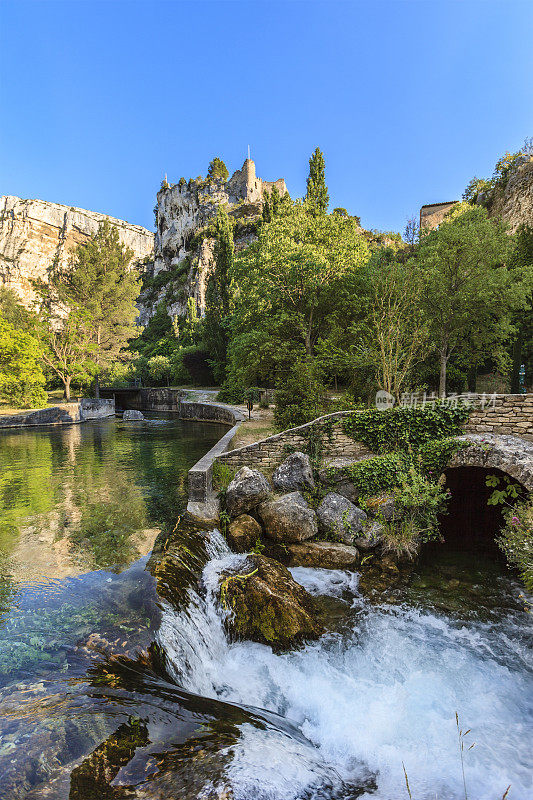 Sourge River, Fontaine de voclouse -法国